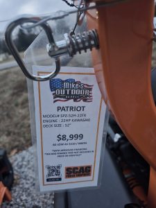 Scag Patriot 52″ Zero Turn Mower – SPZ52H-22FX – Mikes Hardscape