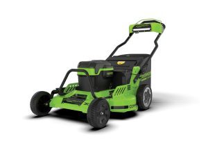 Greenworks 82V 30” Self-Propelled Lawn Mower with (3) 8Ah Batteries and Dual Port Charger | 82LM30S-83DP