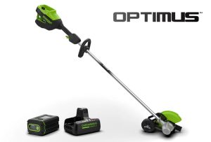 Greenworks Optimus 82V Straight Shaft Edger with CORE400 Batteries and Dual Port Charger | ES161-C4DP