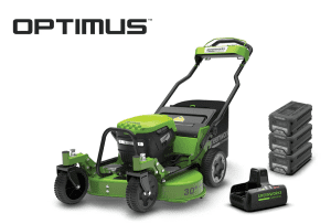 Greenworks Optimus 82V 30" All-Terrain Mower with Swivel Casters and (3) CORE530 Batteries and DP Charger | ATM30C-83DP