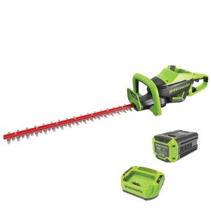 Greenworks 82V 24" Hedge Trimmer with 2Ah Battery and Single Port Charger | HT82210
