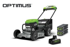 Greenworks Optimus 82V 22” Self-propelled Mower With (2) 8 Ah Batteries And Dual Port Charger | LM221S-82DP