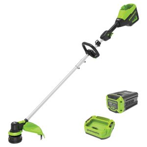 Greenworks 82V 16" String Trimmer with 2Ah Battery and Single Port Charger | ST82210