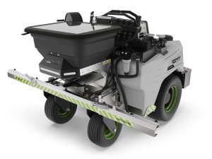 Greenworks Optimus 82V 52" Stand-On Spreader/Sprayer with 8 kW Battery | SP952